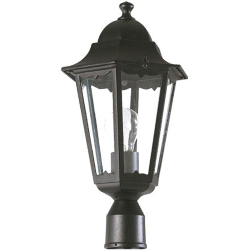 foto del prodotto bonetti illumina testa palo esterno sawyer alluminio nero 1 luce e27 ip44