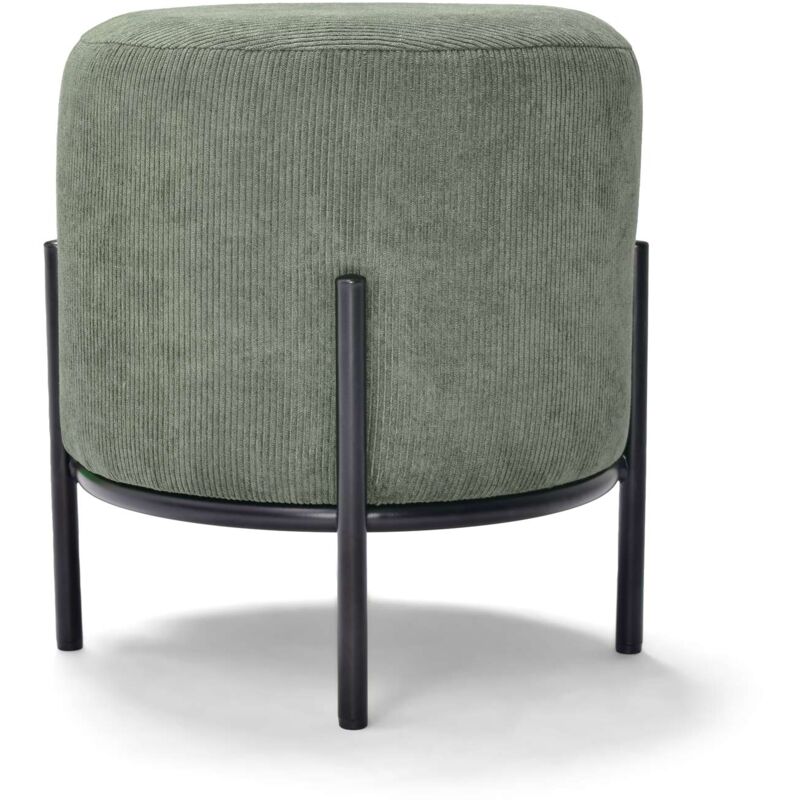 foto del prodotto bonn velvet pouf piccolo tondo in velluto a coste