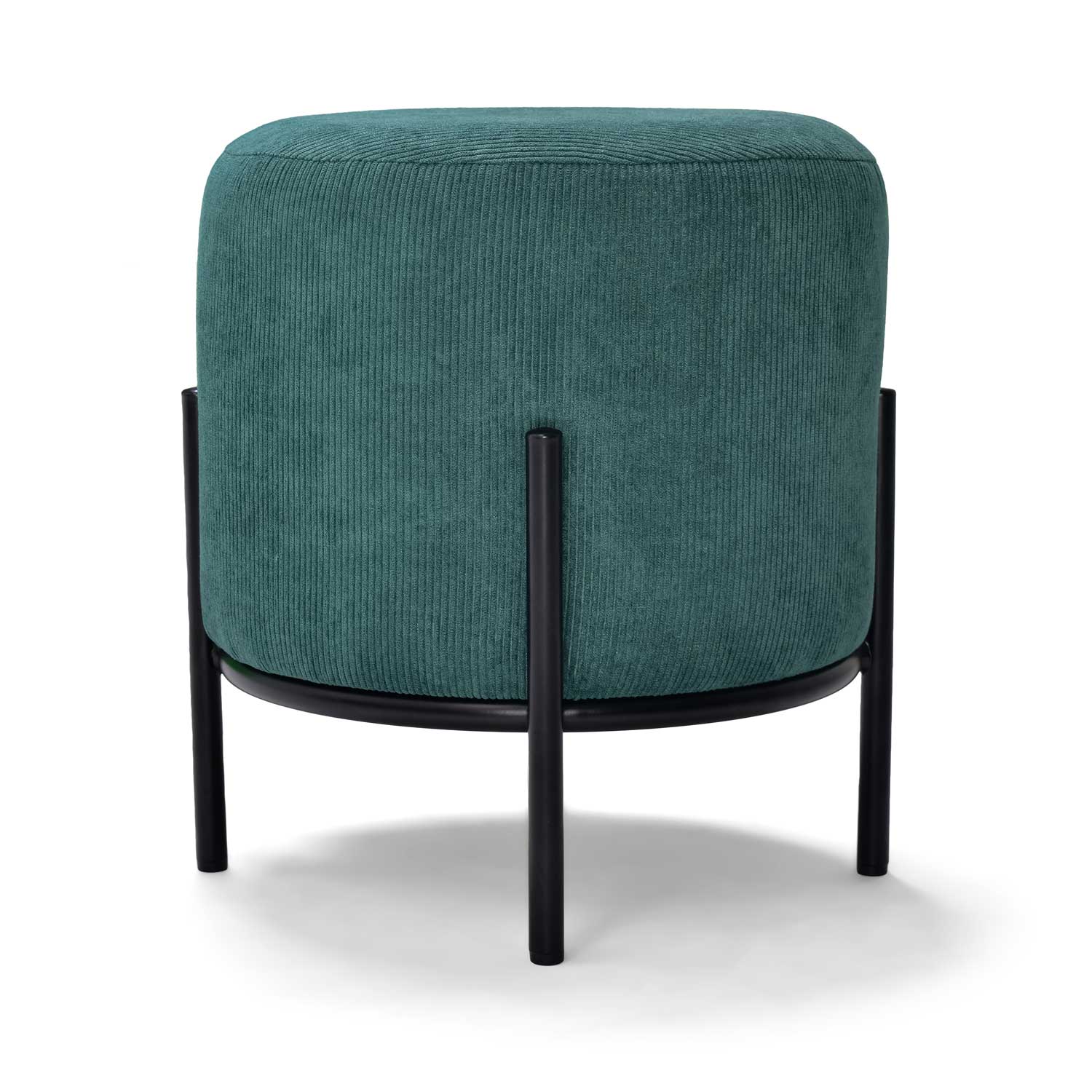 foto del prodotto bonn velvet pouf piccolo tondo in velluto a coste