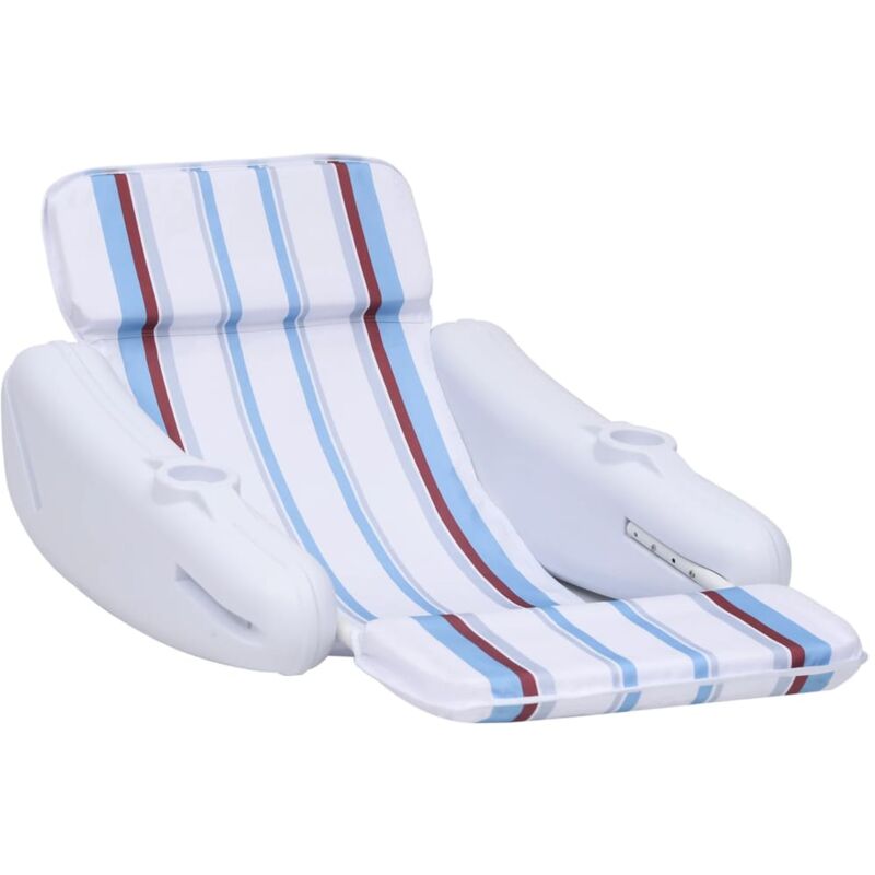 foto del prodotto bonnevie sedia relax,poltrona da salotto galleggiante per piscina ebv60235 bianco