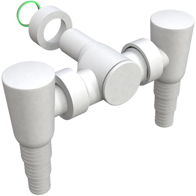 foto del prodotto bonomini - sifone doppio attacco di scarico in abs per lavatrice asciugatrice 1' s.r.l.