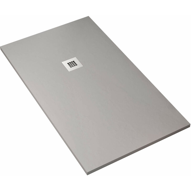 foto del prodotto bonussi piatto doccia 100x150 cm in pietra everest grigio chiaro