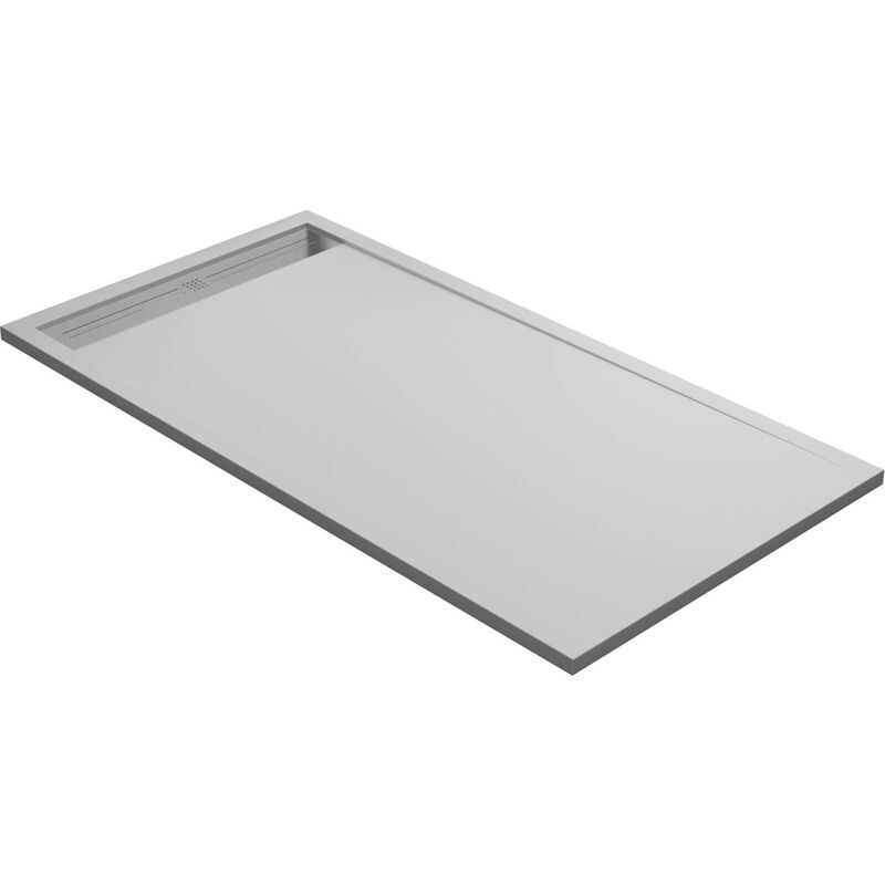 foto del prodotto bonussi piatto doccia 80x110 cm in pietra trivor bianco