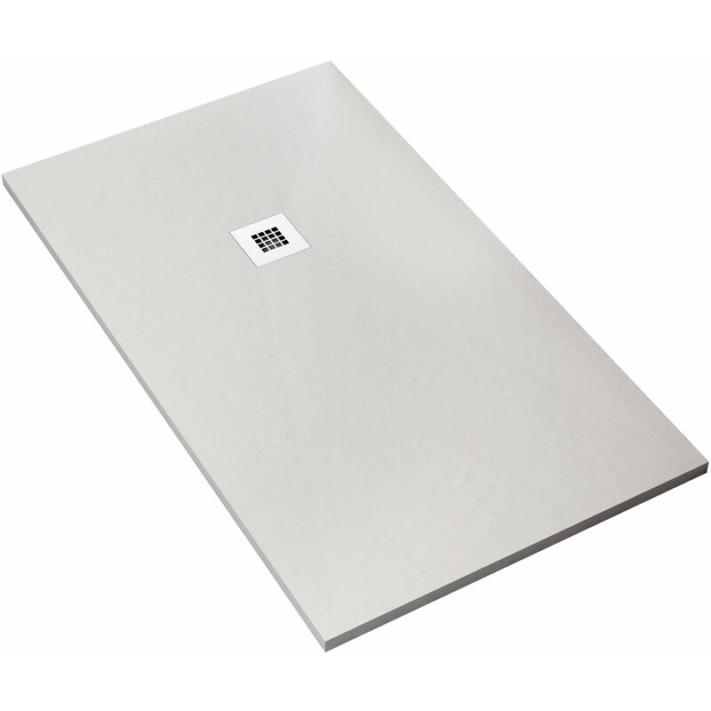 foto del prodotto bonussi piatto doccia 90x180 cm in pietra everest bianco