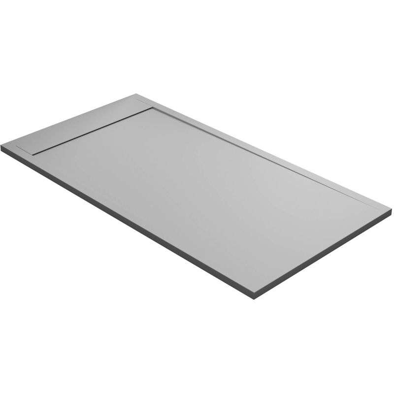foto del prodotto bonussi piatto doccia 90x200 cm in pietra kamet grigio chiaro