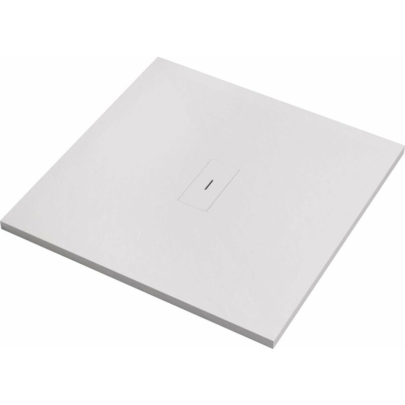 foto del prodotto bonussi piatto doccia in pietra 100x100 cm manila bianco