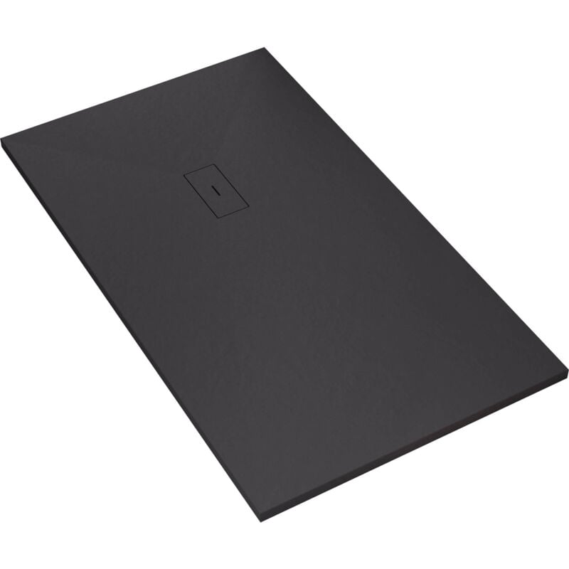foto del prodotto bonussi piatto doccia in pietra 100x140 cm manila nero