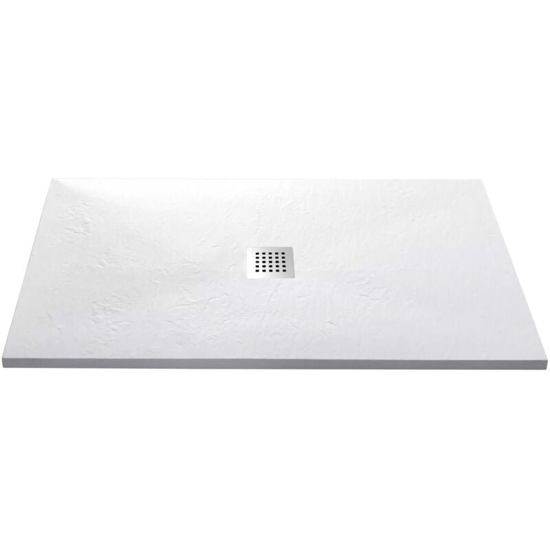 foto del prodotto bonussi piatto doccia in pietra 100x160 cm ardesia stone central bianco
