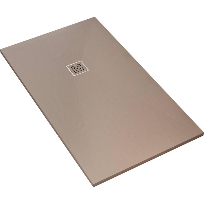 foto del prodotto bonussi piatto doccia in pietra 120x120 cm canton moka