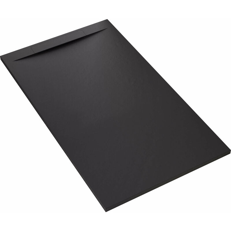 foto del prodotto bonussi piatto doccia in pietra 70x180 cm ardesia calcutta nero