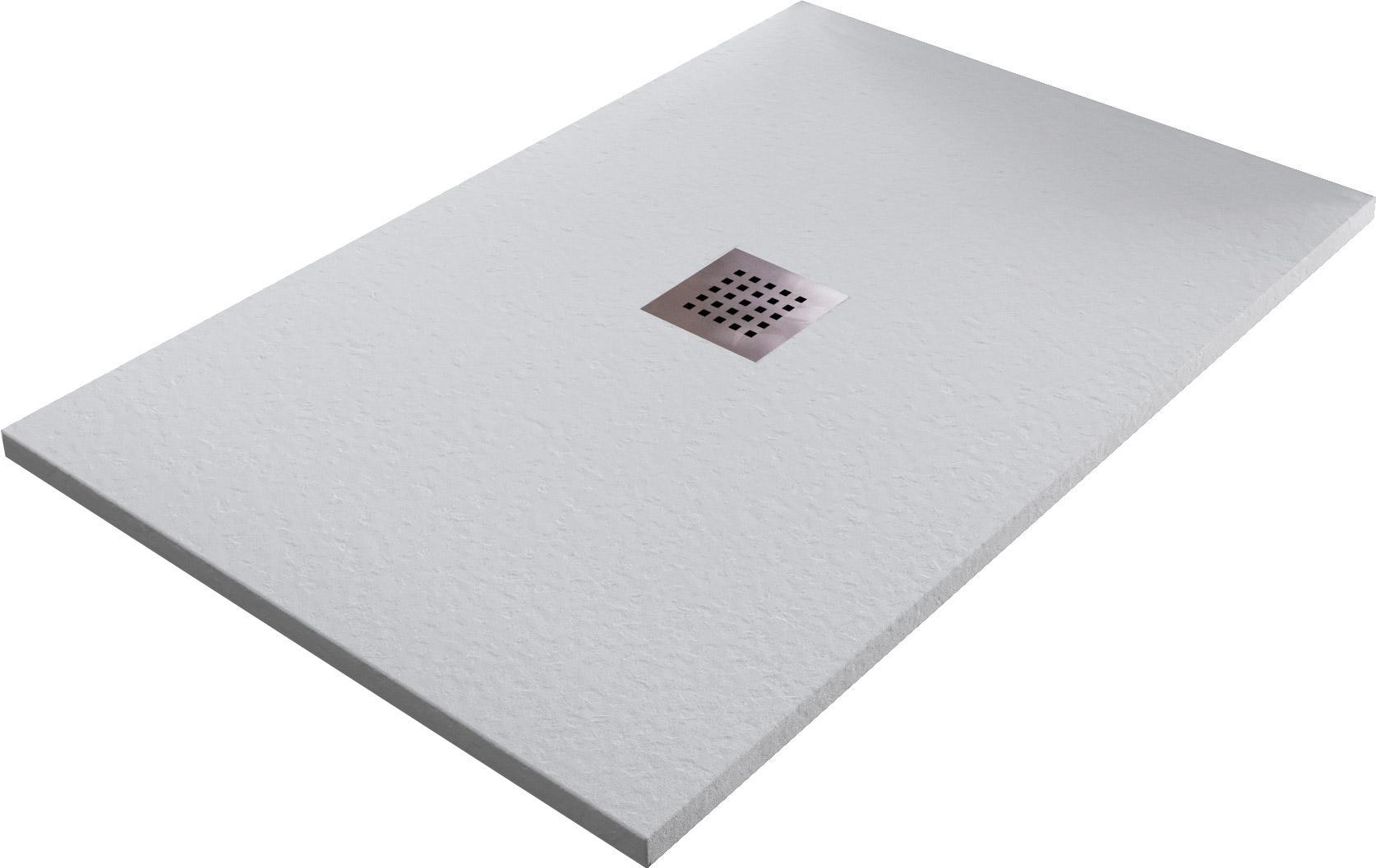 foto del prodotto bonussi piatto doccia in pietra 75x90 cm ardesia stone central grigio