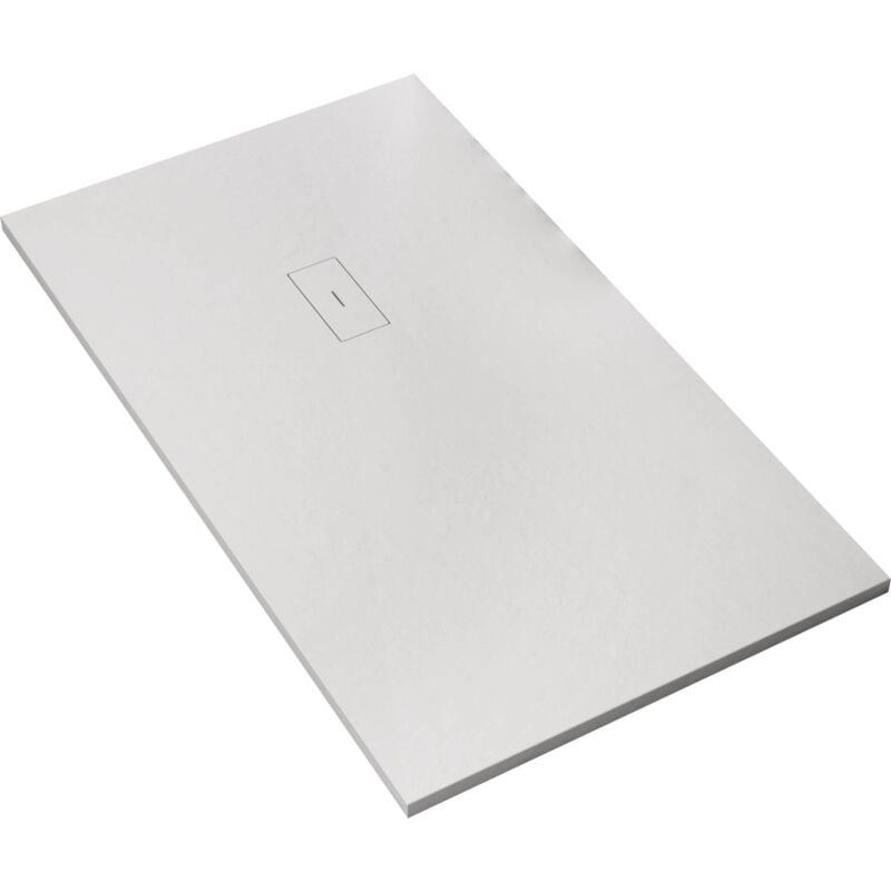 foto del prodotto bonussi piatto doccia in pietra 80x150 cm manila bianco