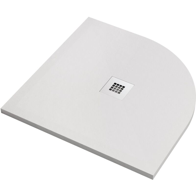 foto del prodotto bonussi piatto doccia semicircolare 90x90 cm in pietra joy