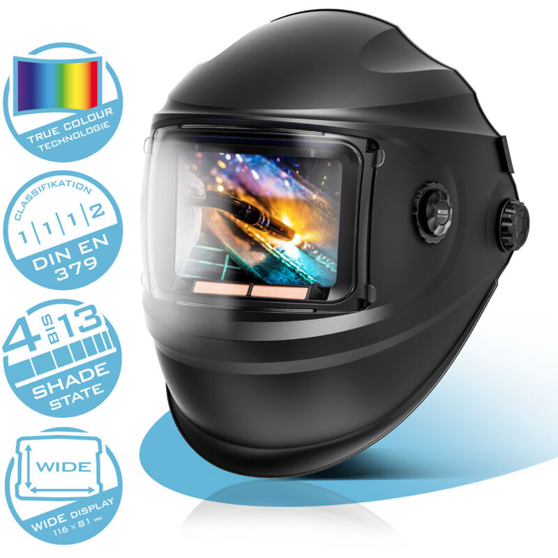 foto del prodotto booster casco automatico per saldatura 3 in 1 maschera per saldatura stahlwerk