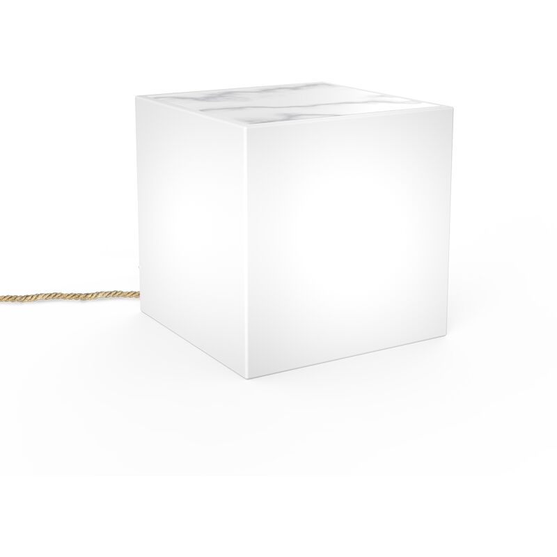 foto del prodotto bora tavolino illuminato con cavo per interni ed esterni, altamente resistente. luce led