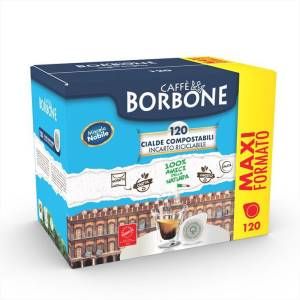 foto del prodotto borbone box cialde 44mm miscela nobile blu 120pz