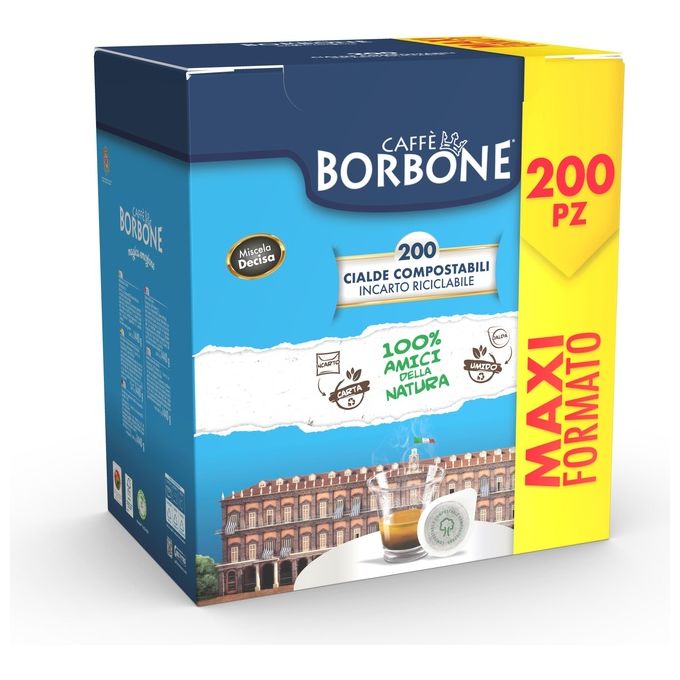 foto del prodotto borbone cialda 44 miscela decisa n 200 pezzi