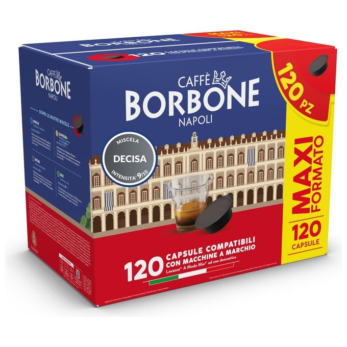 foto del prodotto borbone lavazza a modo mio decisa 120 pezzi