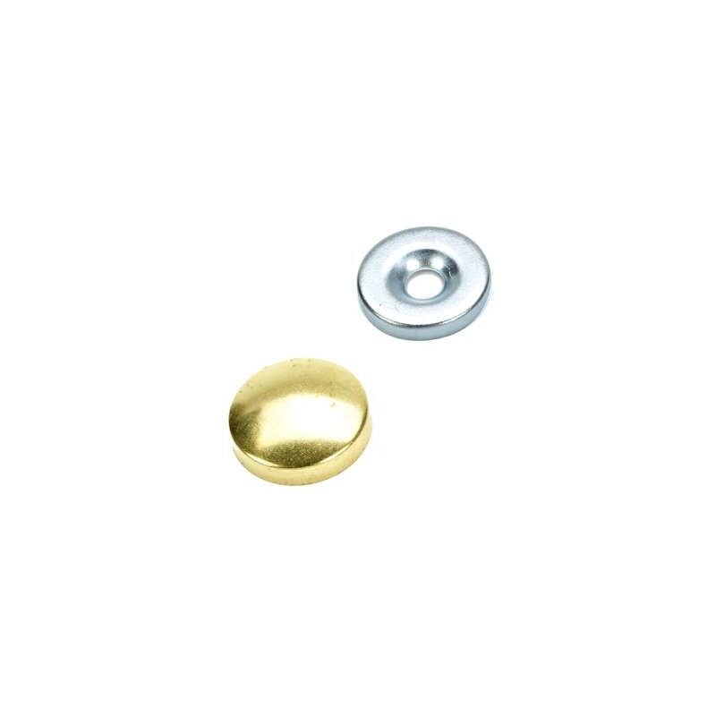 foto del prodotto borchie coprivite ottone lucido mm.18