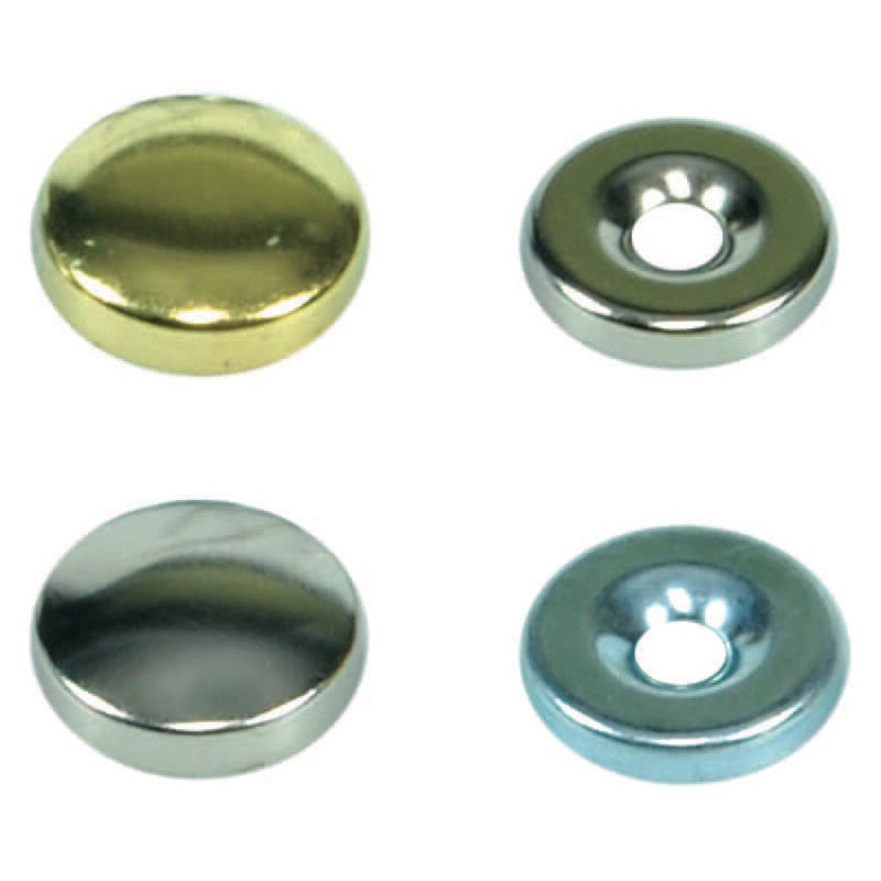 foto del prodotto borchie copriviti bombate mm.16 ottone nichelato