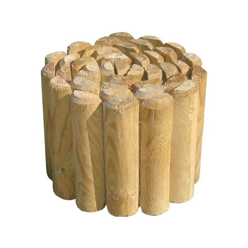 foto del prodotto bordatura da giardino in legno di pino per aiuole 200x5x20 cm