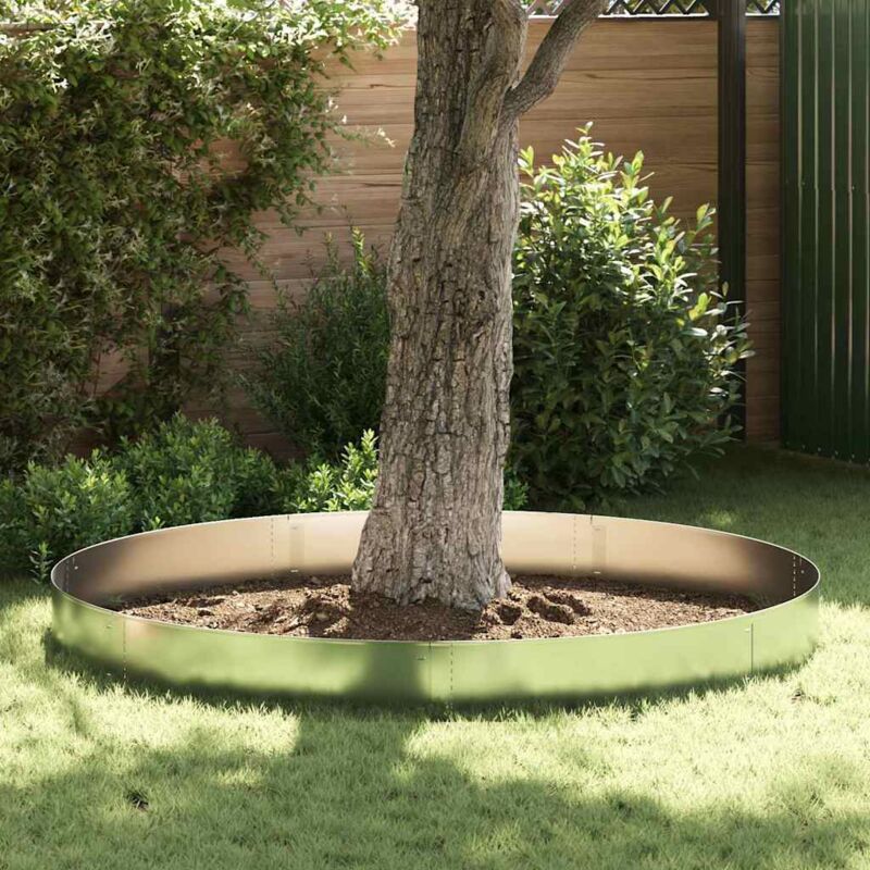 foto del prodotto bordature per giardino 5 pz 25x100 cm flessibili in acciaio zincato vidaxl