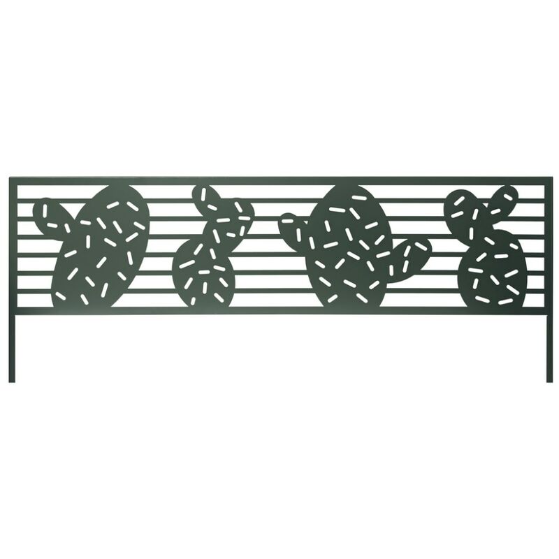 foto del prodotto bordo decorativo in metallo per piantare cactus 0,40 x 1 m blu verde nortene