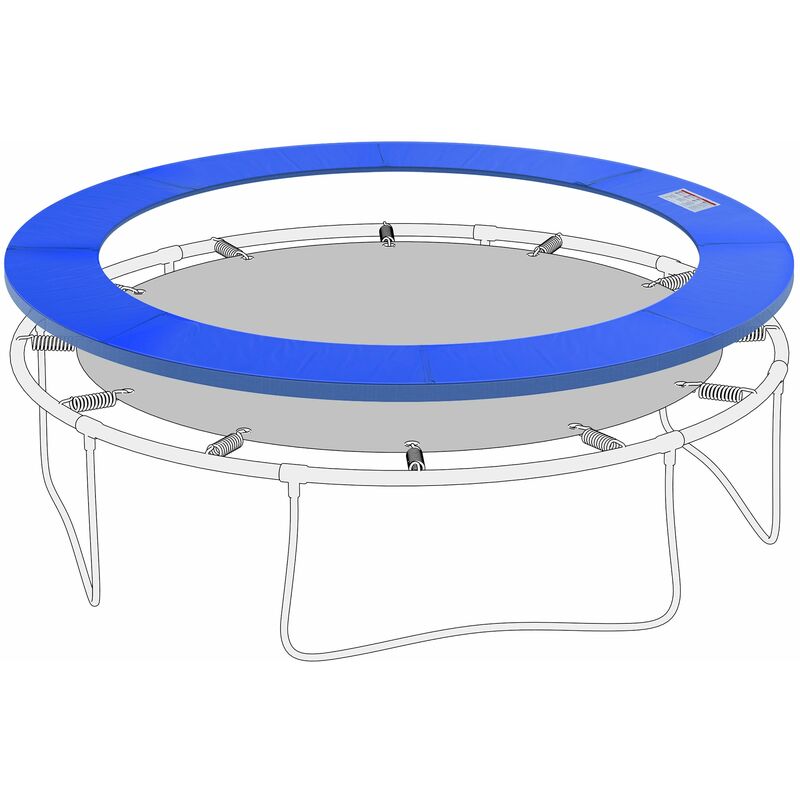 foto del prodotto bordo di protezione per trampolino 305 cm blu