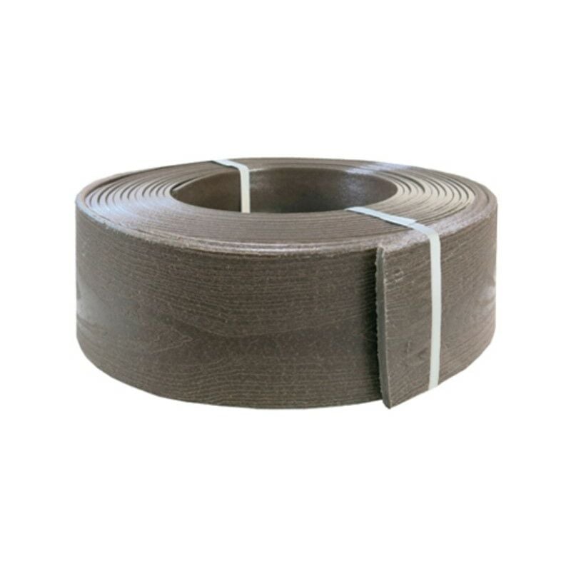 foto del prodotto bordo in plastica polietilene riciclato bark finto legno 0,09 x 10 m marrone nortene