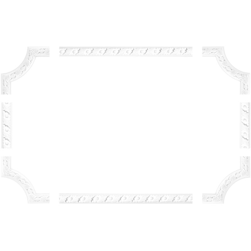 foto del prodotto bordo per parete e soffitto fregio stucco pu resistente agli urti cr720 a segmento cr720a 320 x 313 x 25 mm