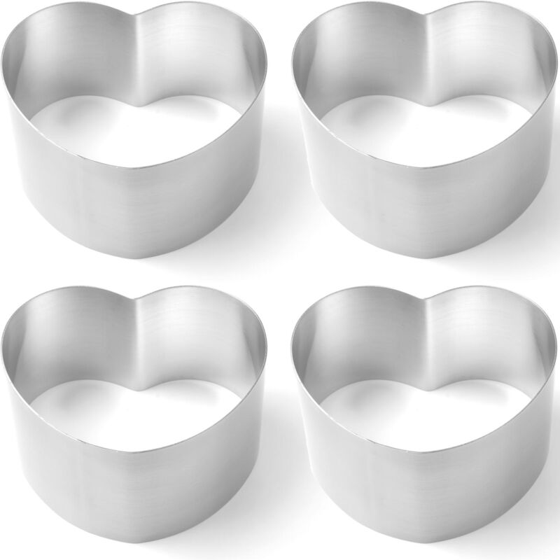 foto del prodotto bordo per torta a forma di cuore set da 4 hendi 512456