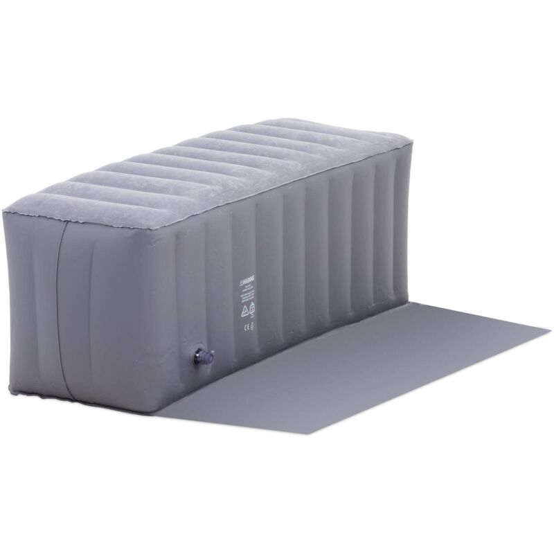 foto del prodotto bordo vasca idromassaggio gonfiabile 110 x 40 x 43 cm grigio