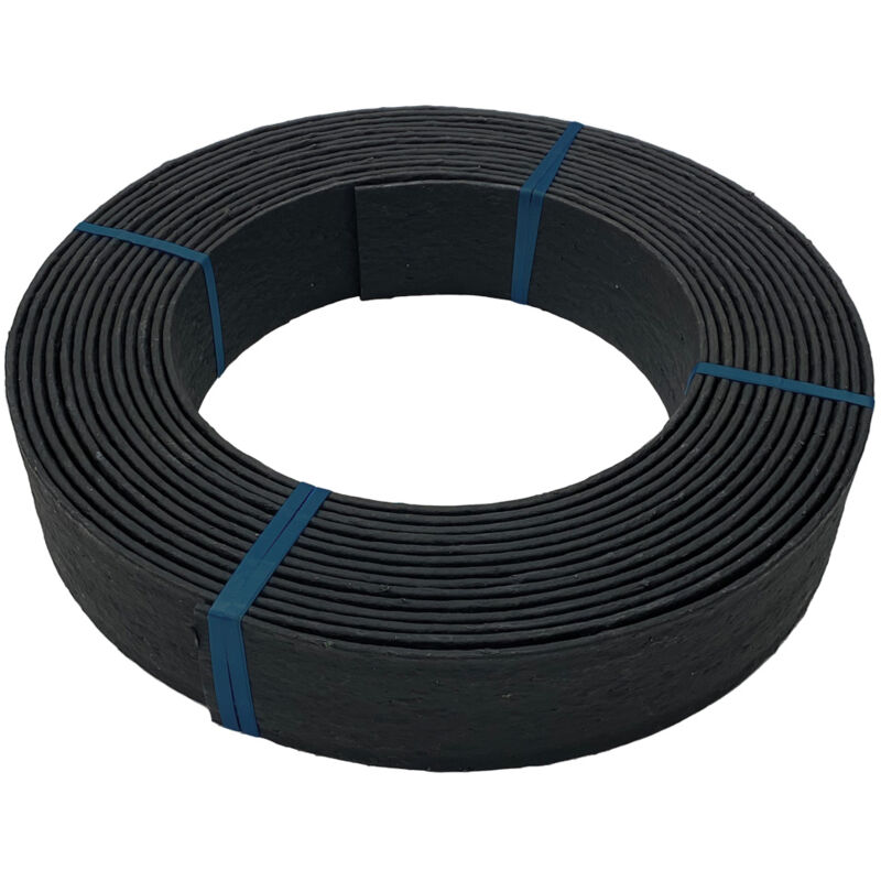 foto del prodotto bordura da giardino ecolat rotolo marrone 2500 x 14 x 0,7 cm 100 plastica riciclata