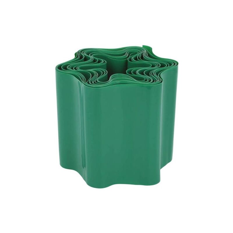 foto del prodotto bordura flessibile in plastica confine bordo per aiuole prato h 20cmx9mt 37708 