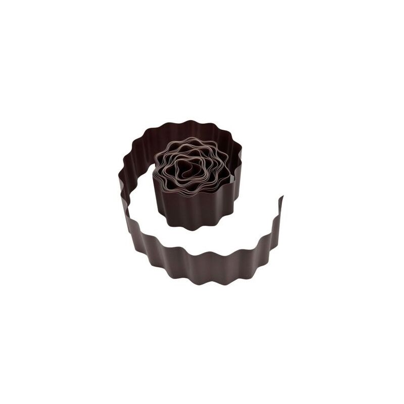 foto del prodotto bordure ondulata per giardino arredo colore marrone h20 cm 38156 