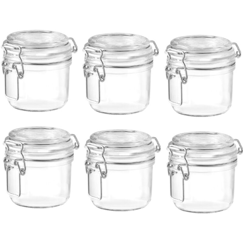 foto del prodotto bormioli rocco set 6 bormioli fido vaso ermetico 200 cc