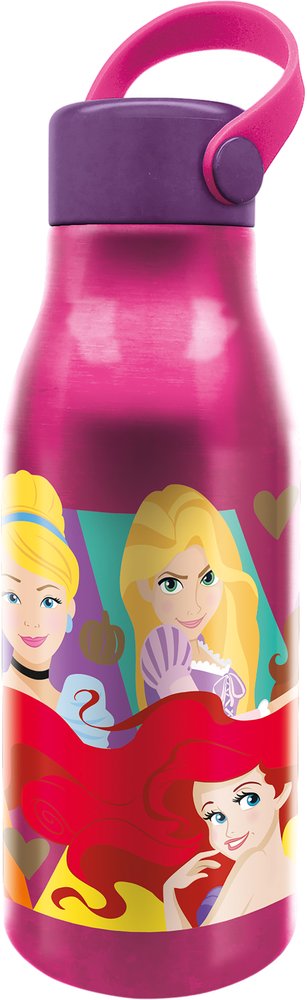 foto del prodotto borraccia originale disney princess in alluminio da 760 ml per bambini.