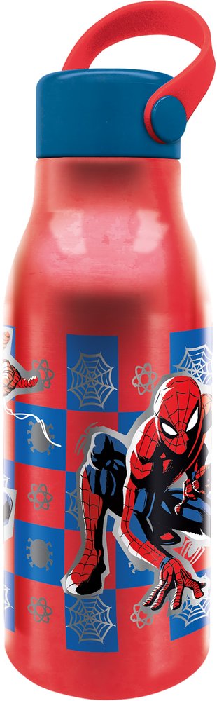 foto del prodotto borraccia originale marvel spiderman in alluminio per bambini da 760 ml.