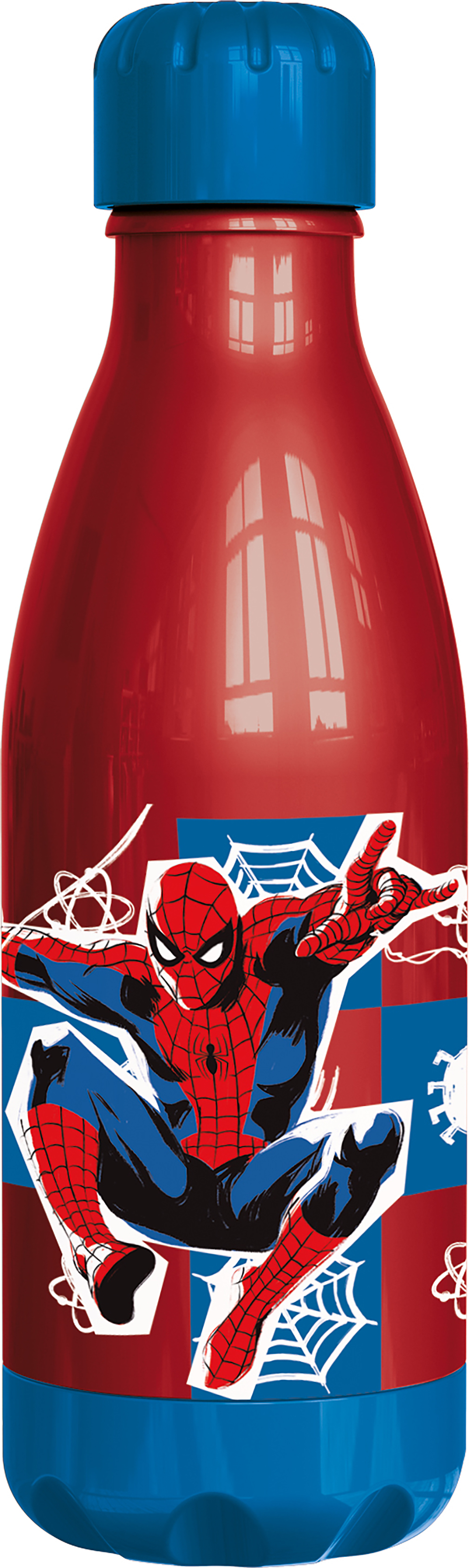 foto del prodotto borraccia per bambini in plastica spiderman 560 ml