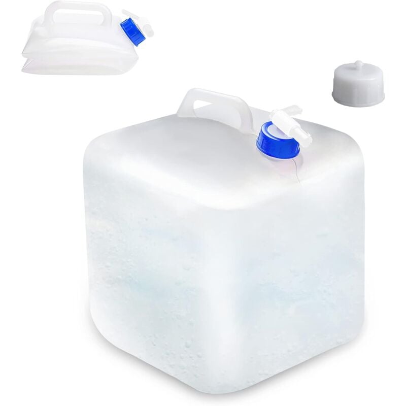 foto del prodotto borraccia pieghevole da 20 litri a prova di perdite borraccia pieghevole con bottiglia d acqua del rubinetto borraccia da campeggio con rubinetto a