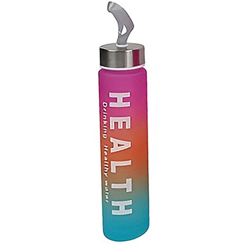 foto del prodotto borraccia sportiva in policarbonato leggera e resistente 300ml per palestra corsa trekking chiusura ermetica ecologica per attivit outdoor