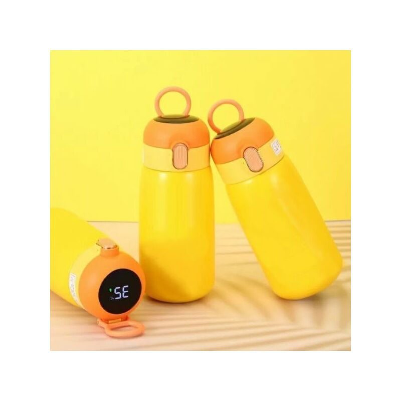 foto del prodotto borraccia termica con display led temperatura thermos acciaio inox 420ml tx 8334