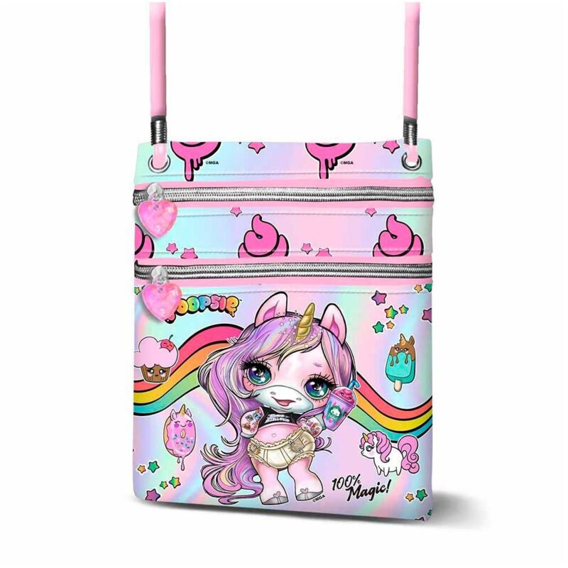 foto del prodotto borsa a tracolla action mini vertical poopsie slime poopsie slime surprise rosa surprise magic