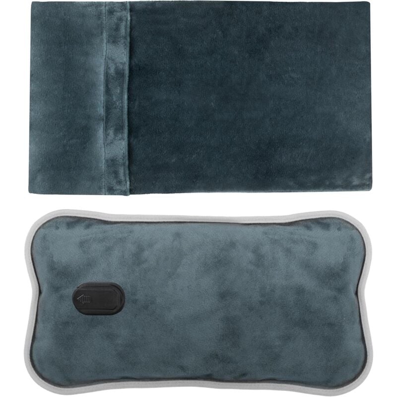 foto del prodotto borsa acqua calda elettrica scalda mani 360w grigio 70 gradi adler ad 7439
