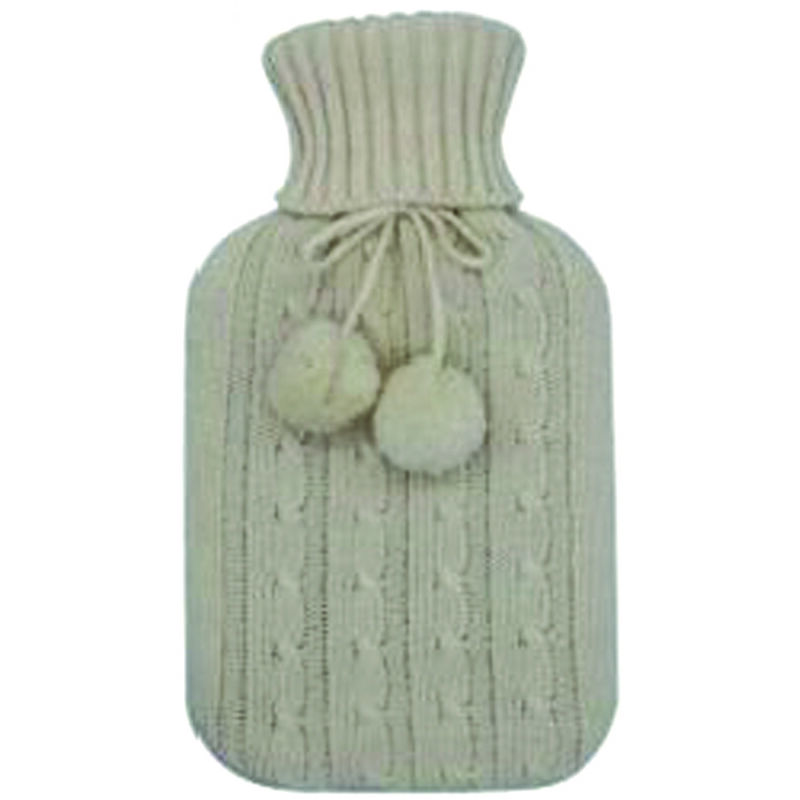 foto del prodotto borsa acqua calda pompom 2l