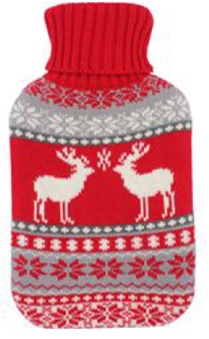 foto del prodotto borsa acqua calda xtra renne rosse lt.2