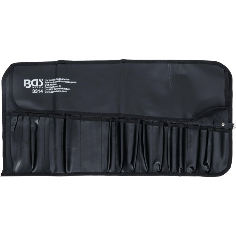 foto del prodotto borsa arrotolabile per utensili con 15 scompartimenti 660 x 320 mm vuota