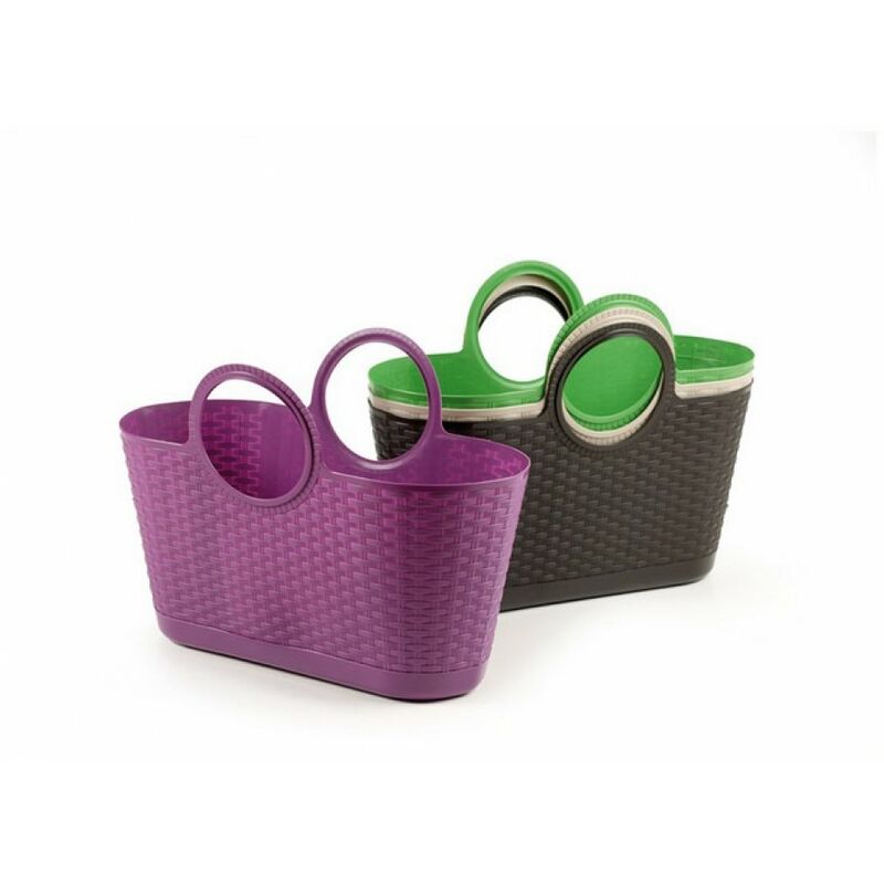 foto del prodotto borsa bag rattan intrecciata colori vari ipae progarden