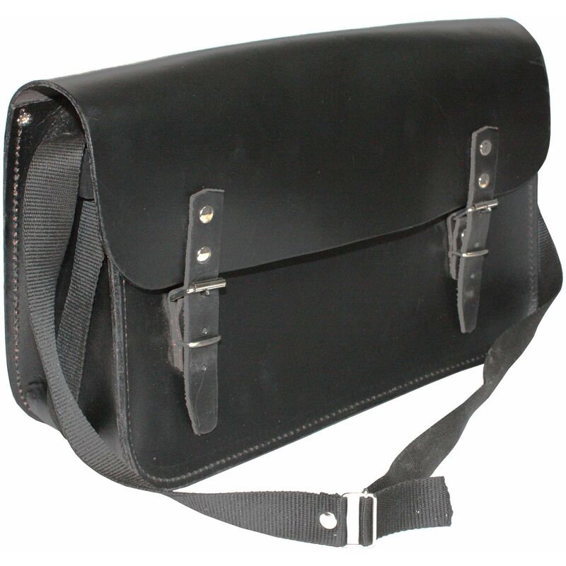 foto del prodotto borsa con tracolla per elettricista in cuoio 40x14x24 cm