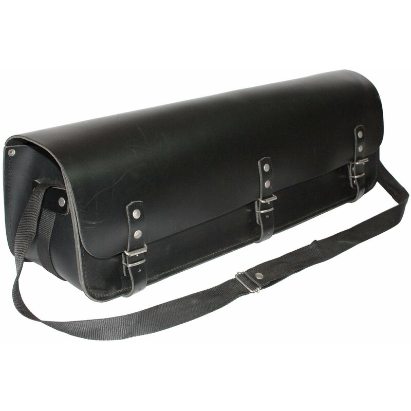 foto del prodotto borsa con tracolla per idraulico in cuoio 40x18x18 cm